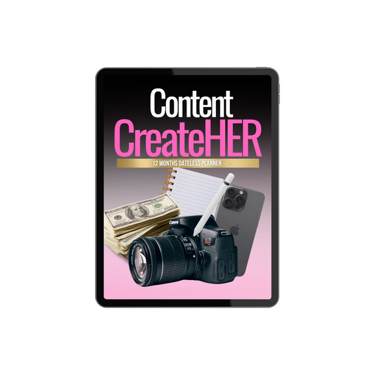 Content CreateHER Planner - Digital Edition