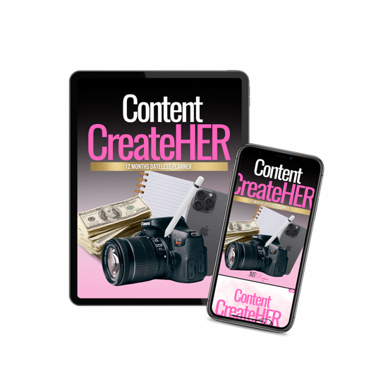 Content CreateHER Planner - Digital Edition