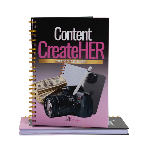 Content CreateHER Planner - Physical Copy